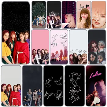 Kpop Черный Южная Корея Розовый Певец Чехол для Телефона Samsung Galaxy A04 A14 A23 A34 A54 M23 M33 M52 M53 M30S M31 M51 M21