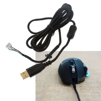 Прямая поставка USB-мышь Линии провода Мыши Ремонт кабеля Зонтичная веревка для мыши G502