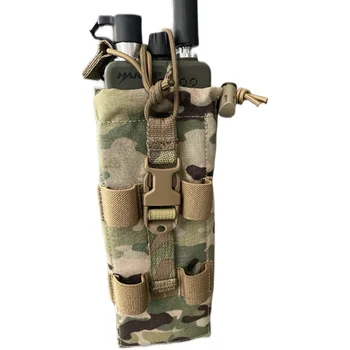 MC Color Outdoor Tactical Universal 148/152 Чехол для рации Walkie Talkie Bag Посылка Импортная 500D Multicam для жилета Molle AVS