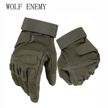 Армия США Тактические перчатки Спорт на открытом воздухе боевые полный палец нескользящие перчатки из углеродного волокна варежки оптом