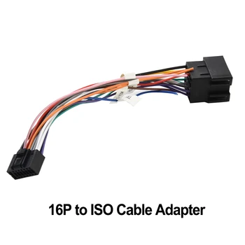 Кабельный адаптер 16P-ISO 16-контактный штекер-розетка ISO для автомобиля с 16-контактным разъемом, Медный провод, аксессуары для канатной дороги