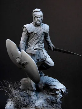 1/24 75 мм Военный персидский воин с основанием и мечом, игрушечная модель из смолы, миниатюрная фигурка из смолы в разобранном виде, неокрашенная