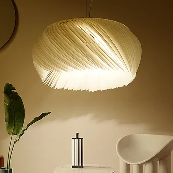 Скандинавский Креативный акриловый подвесной светильник, Дизайнерская креативная люстра для столовой, спальни, гостиной, внутреннего декора, Светодиодная лампа