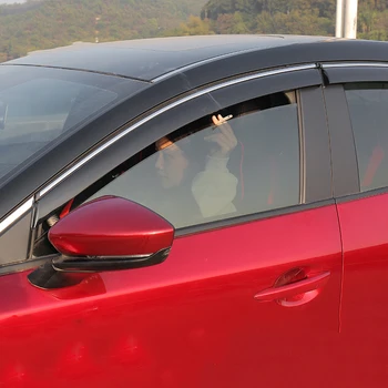 Для Mazda CX-3 2015-2022 Автомобильный Оконный Козырек Вентиляционный Козырек От Дождя Защита От Солнца Дефлектор Тенты Укрытия Чехлы Для Укладки автомобилей