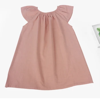 Платье для девочек Платье для маленьких детей Однотонное праздничное платье для малышей 1-5 лет Костюм принцессы на День рождения 2023