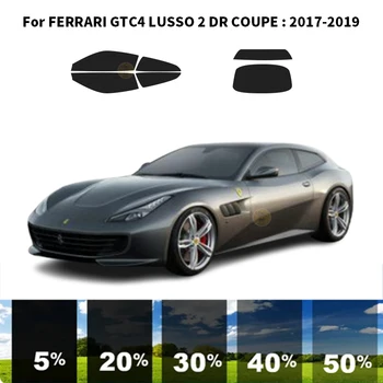 Предварительно Обработанная нанокерамика car UV Window Tint Kit Автомобильная Оконная Пленка Для FERRARI GTC4 LUSSO 2 DR COUPE 2017-2019