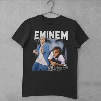 Футболка Eminem Slim Shady, винтажная рэп-футболка Hypebeast 90-х, хип-хоп рэп-футболка
