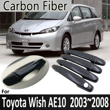 Pop для Toyota Wish AE10 10 2003 2004 2005 2006 2007 2008 Дверная ручка крышка наклейки украшения Автомобильные аксессуары