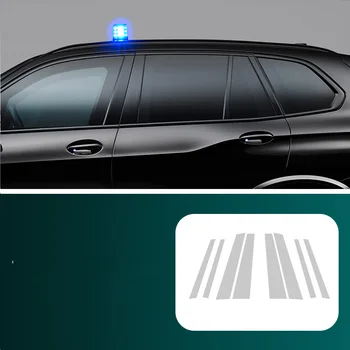 Для BMW X3 X4 X5 2014-2023 ТПУ Прозрачная защитная пленка Наружные окна BC Центральная стойка Полосы Автомобильная наклейка Автомобильные аксессуары