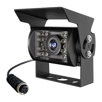 Резервная камера 1080P HD, водонепроницаемая широкоугольная камера заднего вида IP69 заднего вида заднего вида для мониторинга грузовика с прицепом-пикапом