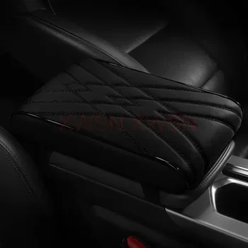 Универсальный Стиль Наппа Кожаный Автомобильный Коврик для Подлокотника Kia Soul A3 A8L Audi Q3 Sportback BMW X3 F25 X1 E84 Аксессуары Для Интерьера