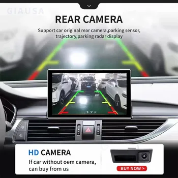 Android 12,0 HD Автомобильный Радиоприемник с Антибликовым покрытием для Audi A6 2012-2018 Навигация GPS DVD-плеер Беспроводной Carplay LHD Auto GPS Стерео