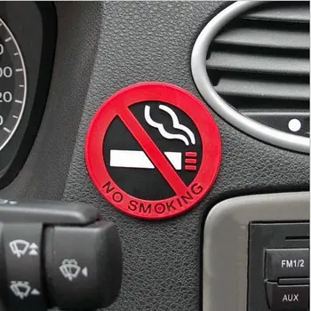 1шт Предупреждение Не Курить Логотип Автомобильные Наклейки для vw caddy ford skoda fabia peugeot 5008 2017 astra h suzuki gsxr kia
