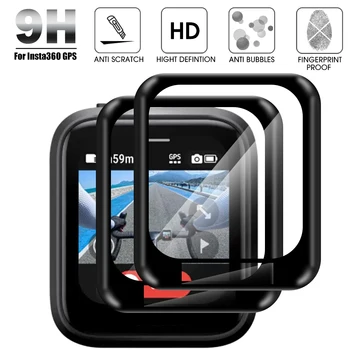 Полное покрытие 3D-изогнутыми защитными пленками для удаленного просмотра Insta360 GPS Ультратонкая мягкая пленка PMMA Без закаленного стекла