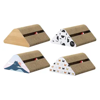 Треугольная доска для когтеточки для кошек Из утолщенной гофрированной бумаги для игр и сна