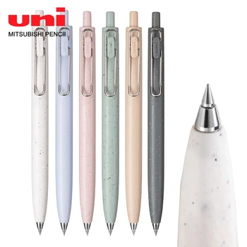 Гелевая ручка Japan UNI Earth Texture Limited Ручка-роллер 0,5 мм Черная Технология обновления ручки Низкий центр тяжести Милые канцелярские принадлежности