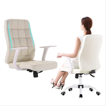 Современный дизайн одежды, Оптовый Oem-поворотный компьютерный стул для ПК, Офисный эргономичный стул с подлокотниками из белой сетчатой кожи, эргономичный стул для офиса