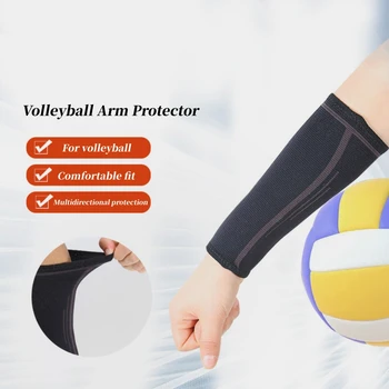 Волейбольный нарукавник, трикотажная компрессионная защита рук, дышащая посадка, акцент на защите рук, спортивное снаряжение для защиты рук