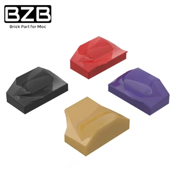 BZB MOC 47458 1x2 с хвостовой дугой, креативная высокотехнологичная модель строительного блока, детские игрушки, кирпичные детали для мальчиков, сделай сам, Лучшие подарки