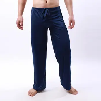 2023 Мужские штаны для бега для йоги, мужские спортивные штаны из ледяного шелка, весна-лето, спортивные штаны для йоги и фитнеса, мужские однотонные брюки с завязками