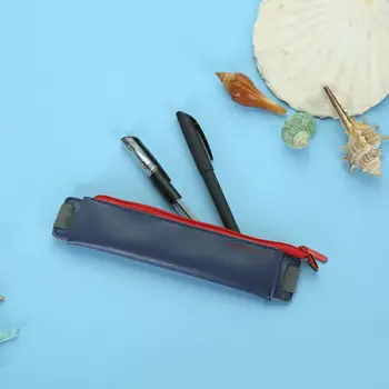 Прочная мини-сумка для карандашей из высококачественного материала PU, пенал для карандашей с маленькой пряжкой, книжный пенал для карандашей