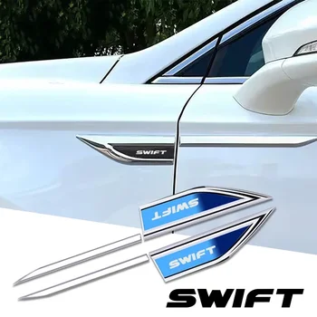 2 шт. автомобильных аксессуаров, лезвия на боковых дверях, автомобильные наклейки, автомобильные аксессуары для suzuki VITARA SWIFT