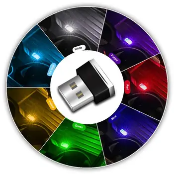 Автомобильная светодиодная подсветка USB Atmosphere Light для Geely Atlas Boyue NL3 EX7 Emgrand X7 EmgrarandX7