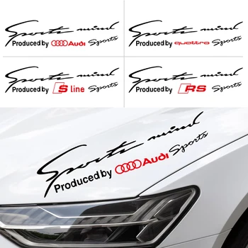 Автомобильная Фара для Бровей Наклейка Лампа Для Украшения Бровей Авто Аксессуары для Audi A1 A3 A4 A5 A6 A7 A8 Q2 Q3 Q5 TT SLINE RS QUATTRO