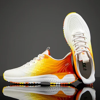 Роскошные мужские Дышащие кроссовки для бега, легкие мужские спортивные кроссовки для бега по бездорожью, обувь для марафонца