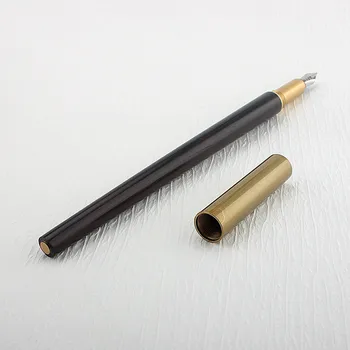 Деревянная авторучка Винтажная чернильная ручка с конвертером наконечника, канцелярские принадлежности, школьные принадлежности, подарок для письма