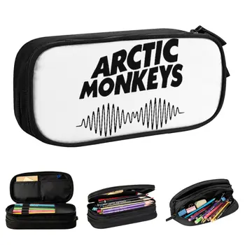 Пенал Arctic Monkeys Band, двухслойный пенал для ручек большой емкости, подарок для детей в стиле рок-панк