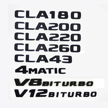 Наклейка Значка Заднего Багажника Автомобиля С Логотипом CLA35 CLA45 CLA180d CLA200 CLA220d CLA260 Turbo 4MATIC Эмблема Для Mercedes AMG C117 W117 C118
