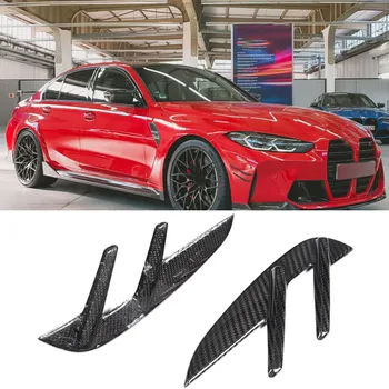 Боковые крылья из сухого углеродного волокна OEM-типа с вентиляционными отверстиями для BMW M4 G82 G83 M3 G80 CS Competition 2021+