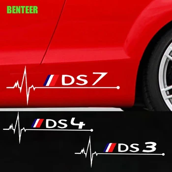 Наклейки на кузов автомобиля 2шт для Citroen DS3 Cabrio DS4 DS5 Prestige 5LS DS6 DS7