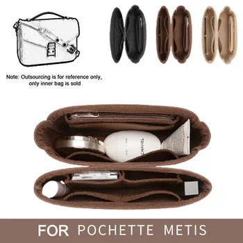 Для Pochette Metis Сумка-органайзер с войлочной вставкой, косметичка для путешествий, формирователь внутреннего кошелька для neonoe