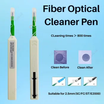 1/5 /10шт SC/FC/ST 2,5 мм волоконно-оптическая ручка для чистки инструментов для чистки в один клик Оптический разъем