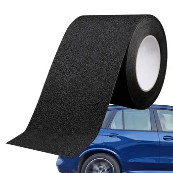 Наклейка на задний бампер, защищающая автомобиль от царапин, Матовая черная Противоскользящая наклейка на бампер, защитные наклейки для отделки дверей, украшение для грузовиков