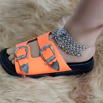 Босоножки на платформе Zapatos De Mujer 2023, Летняя женская обувь с леопардовым змеиным рисунком, женские тапочки Sandalias De Mujer