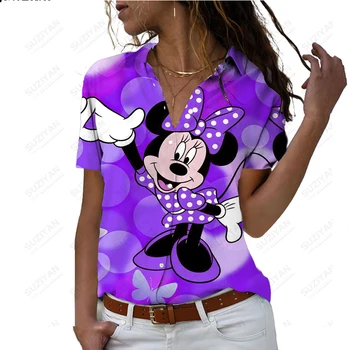 2023 Женская Рубашка С Коротким рукавом, Летняя Свободная Повседневная Женская Кофта на Пуговицах С 3D Принтом, Дышащая Женская Шифоновая рубашка